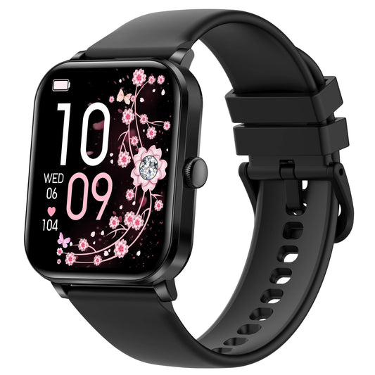 A sleek 1.85-inch smartwatch featuring an HD display and advanced tracking features.

