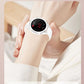 Valdus LC 304 women’s smartwatch featuring IP68 waterproofing, AI voice assistance, and an elegant design.
