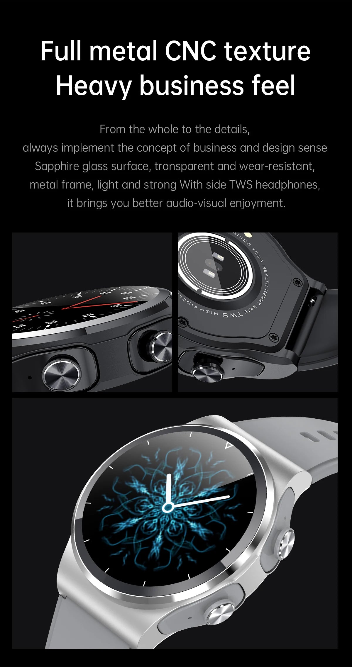 Gt69 Valdus 2-in-1 Smartwatch - Hot Seller, Fitness & Style
