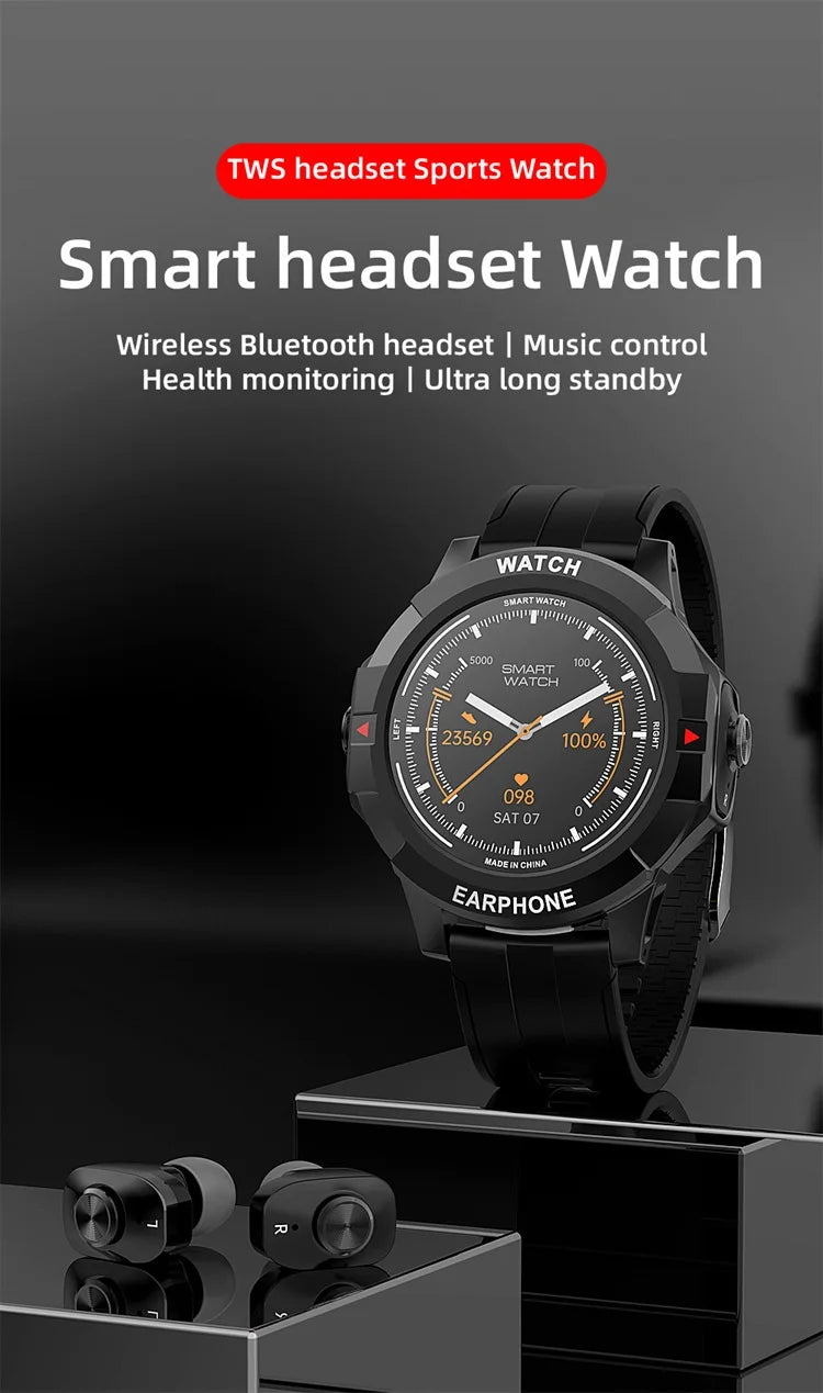 A modern smartwatch with built-in flash card support and advanced fitness tracking capabilities Valdus N15.
