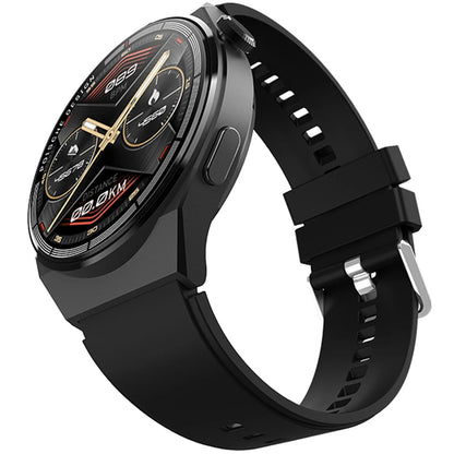 Smartwatch with a 1.52-inch color screen, NFC, and voice assistant capabilities.

