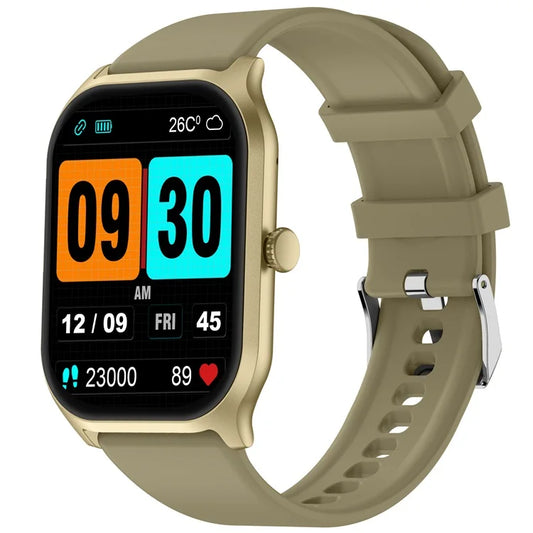 A sophisticated smartwatch with a 2.01-inch HD display, ideal for business and fashion-conscious users.

