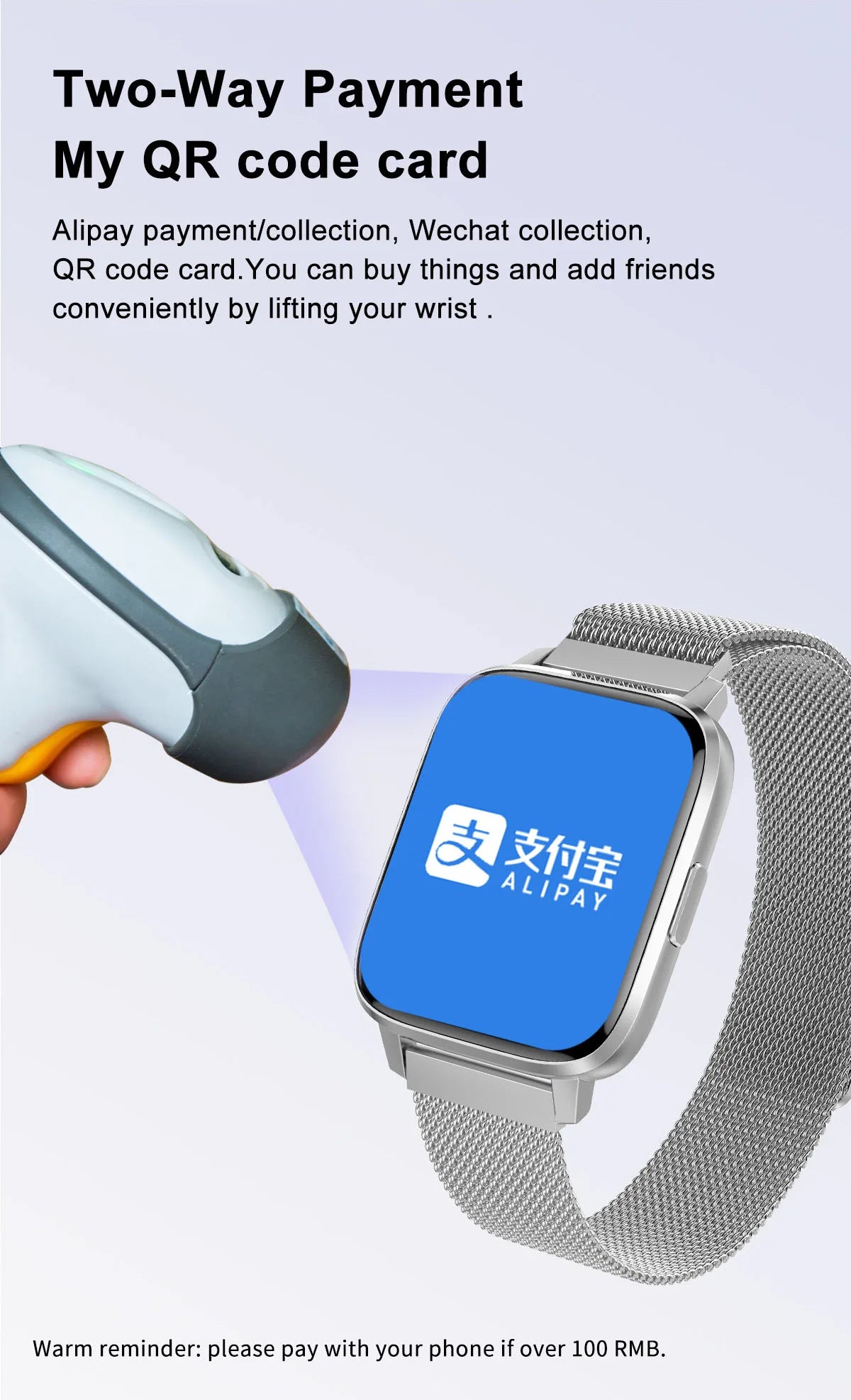 A stylish 1.9-inch smartwatch featuring Wearpro technology, NFC capabilities, and fitness tracking features. The DTX MAX