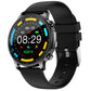 Stylish waterproof smartwatch featuring phone call functionality and fitness tracking.

