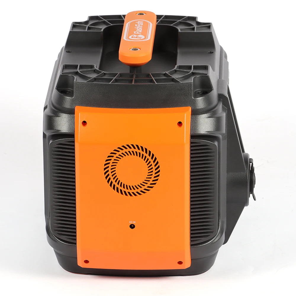 Portable power station with 540Wh capacity, 500W output, and multiple charging ports.


