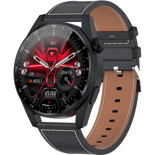 Smartwatch designed for sports tracking with durable and stylish build.

