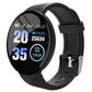 Round smart wristband with IP67 waterproof rating and fitness tracking capabilities.

