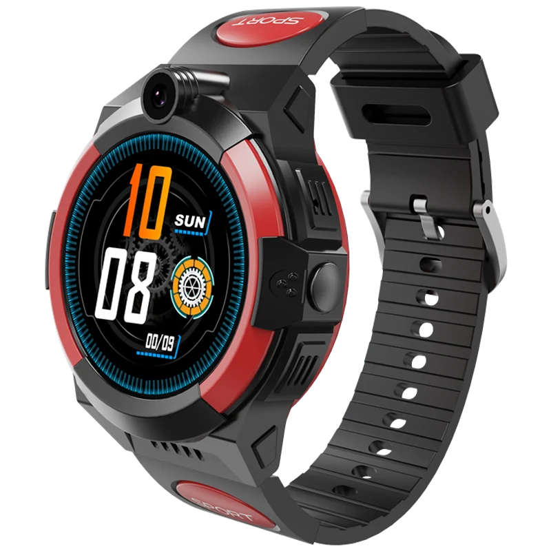 Kids 4G GPS smartwatch with phone call and tracking features, designed for safety and durability.

