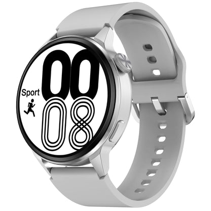 Smartwatch with GPS tracking, motion sensors, and wireless charging capabilities.

