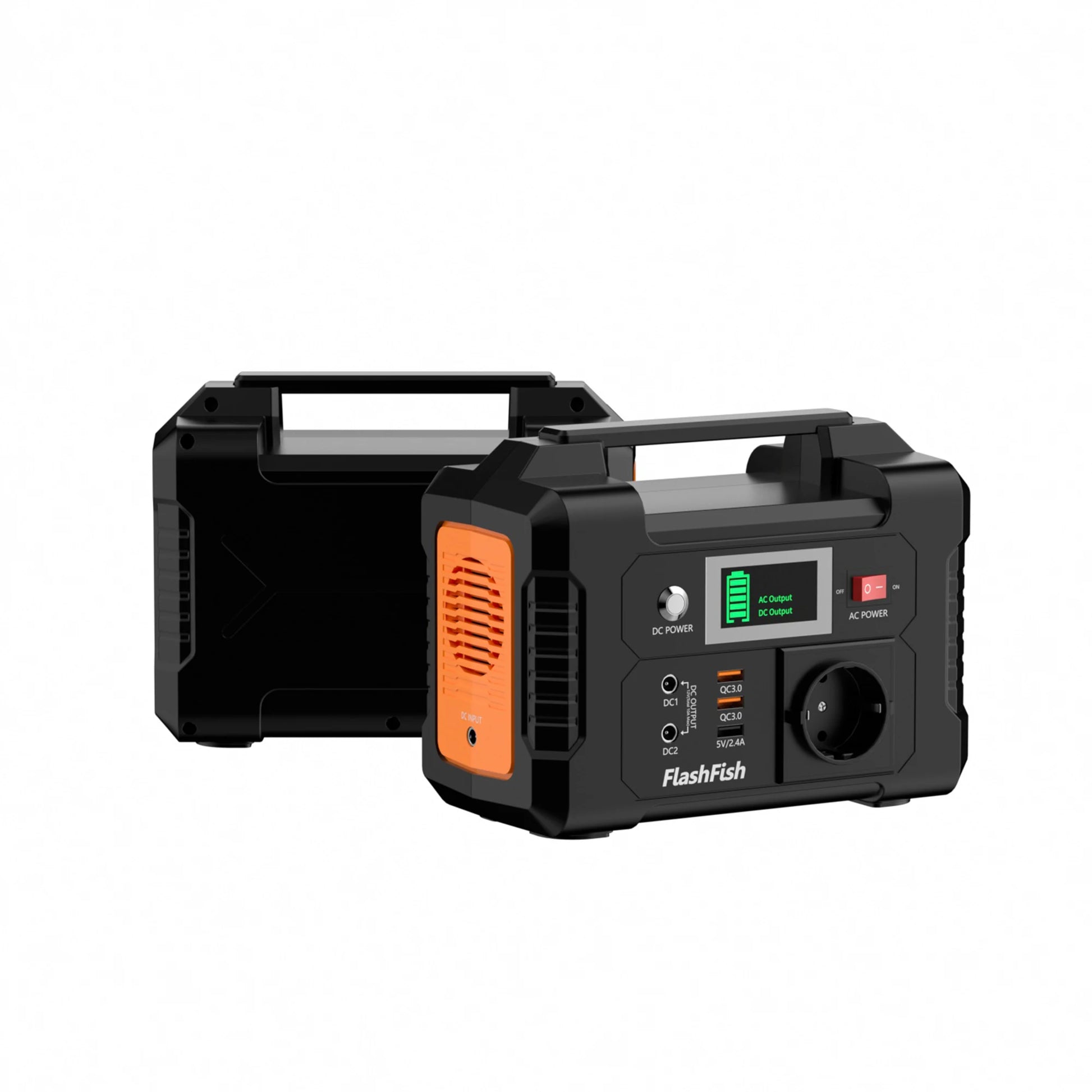 Compact portable power station with 151Wh capacity, 200W output, and versatile charging ports.

