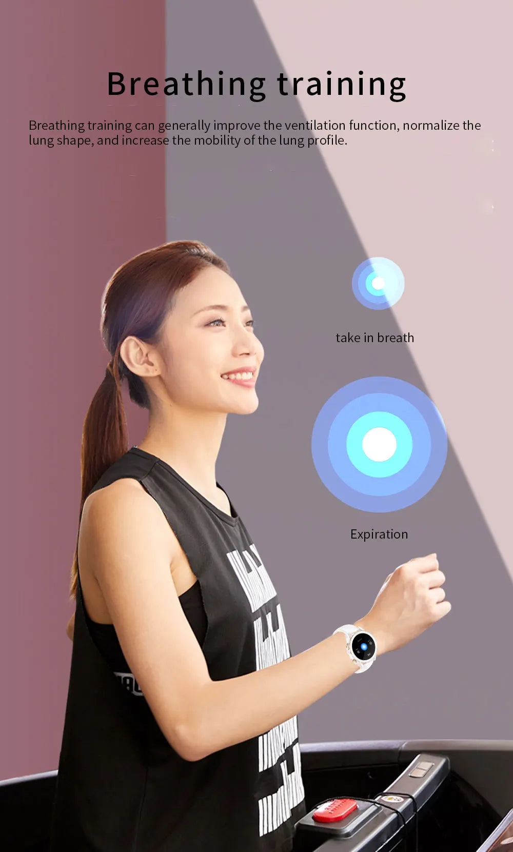 Valdus LC 304 women’s smartwatch featuring IP68 waterproofing, AI voice assistance, and an elegant design.
