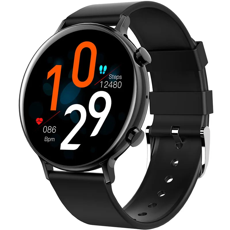 Valdus GW33S smartwatch with a sleek design, NFC capabilities, and advanced fitness tracking features.

