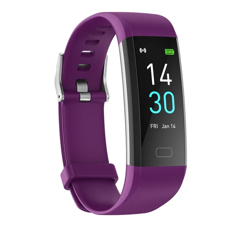 Smart bracelet for fitness and wellness tracking with a sleek and lightweight design.

