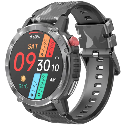 C22 Smartwatch with sleek design, fitness tracking features, and long battery life.

