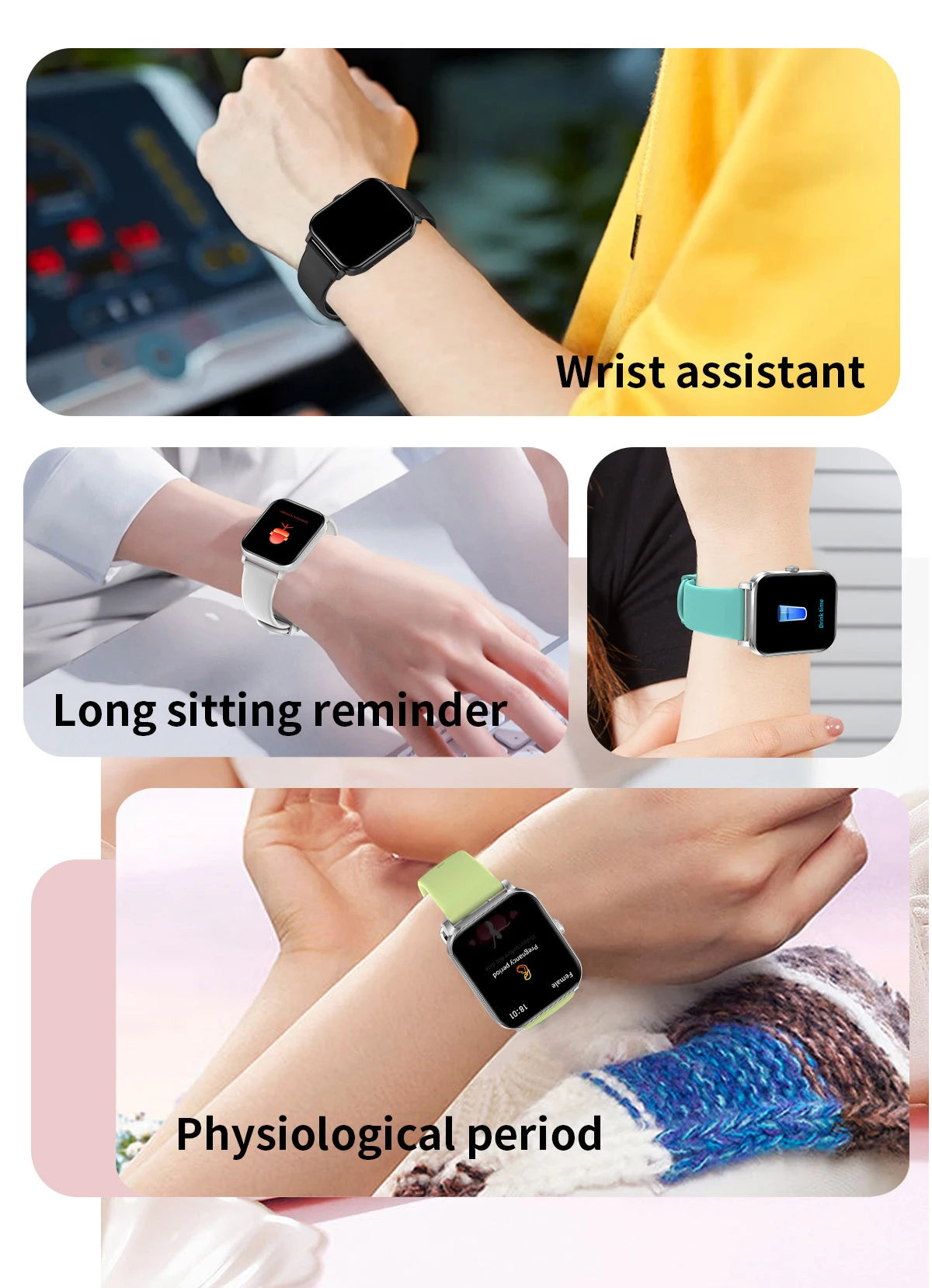 A sleek 1.85-inch smartwatch featuring an HD display and advanced tracking features.

