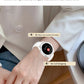 Valdus LC 304 women’s smartwatch featuring IP68 waterproofing, AI voice assistance, and an elegant design.
