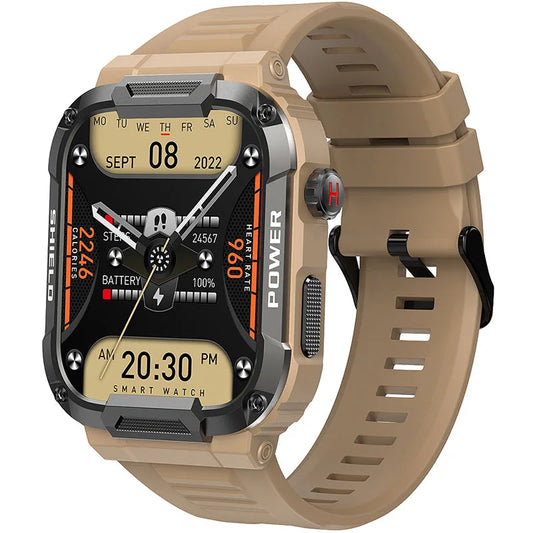Valdus smartwatch featuring body temperature monitoring and fitness tracking in a sleek design.


