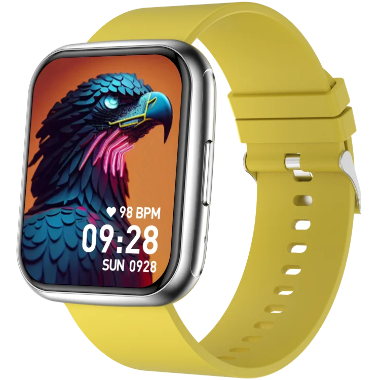 A stylish 1.8-inch smartwatch featuring a high-definition display and advanced tracking features.

