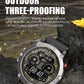 Valdus Outdoor Smartwatch featuring IP68 waterproofing, Bluetooth calling, and a rugged design.

