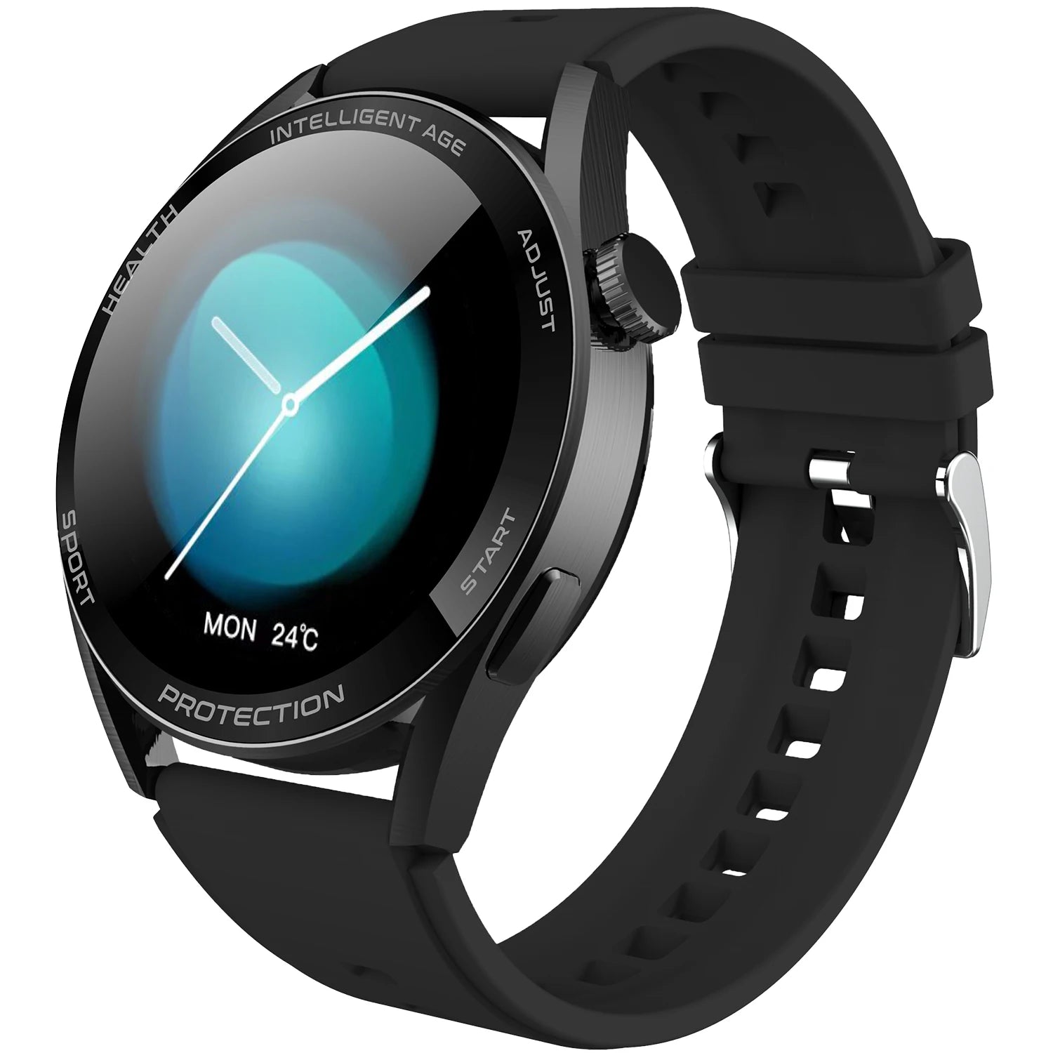X3 Pro smartwatch featuring NFC, Bluetooth calling, and IP67 waterproof rating with a sleek design.

