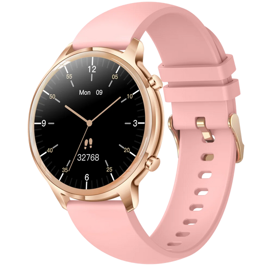 Smartwatch with a high-resolution screen, fitness tracking, and a stylish design.

