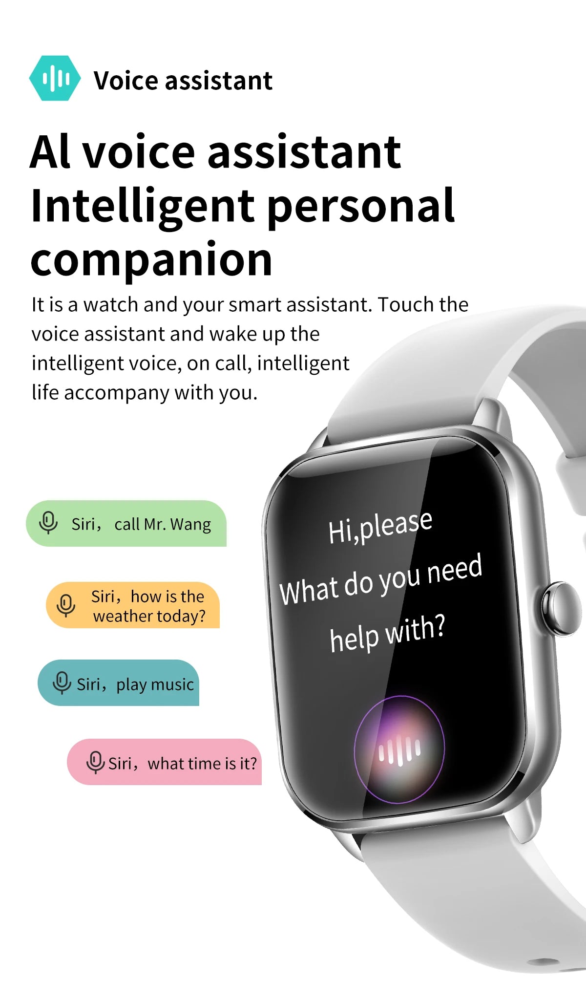 Valdus 1.9-inch thin and lightweight smartwatch with a stylish design and fitness tracking features.

