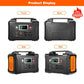 Compact portable power station with 151Wh capacity, 200W output, and versatile charging ports.

